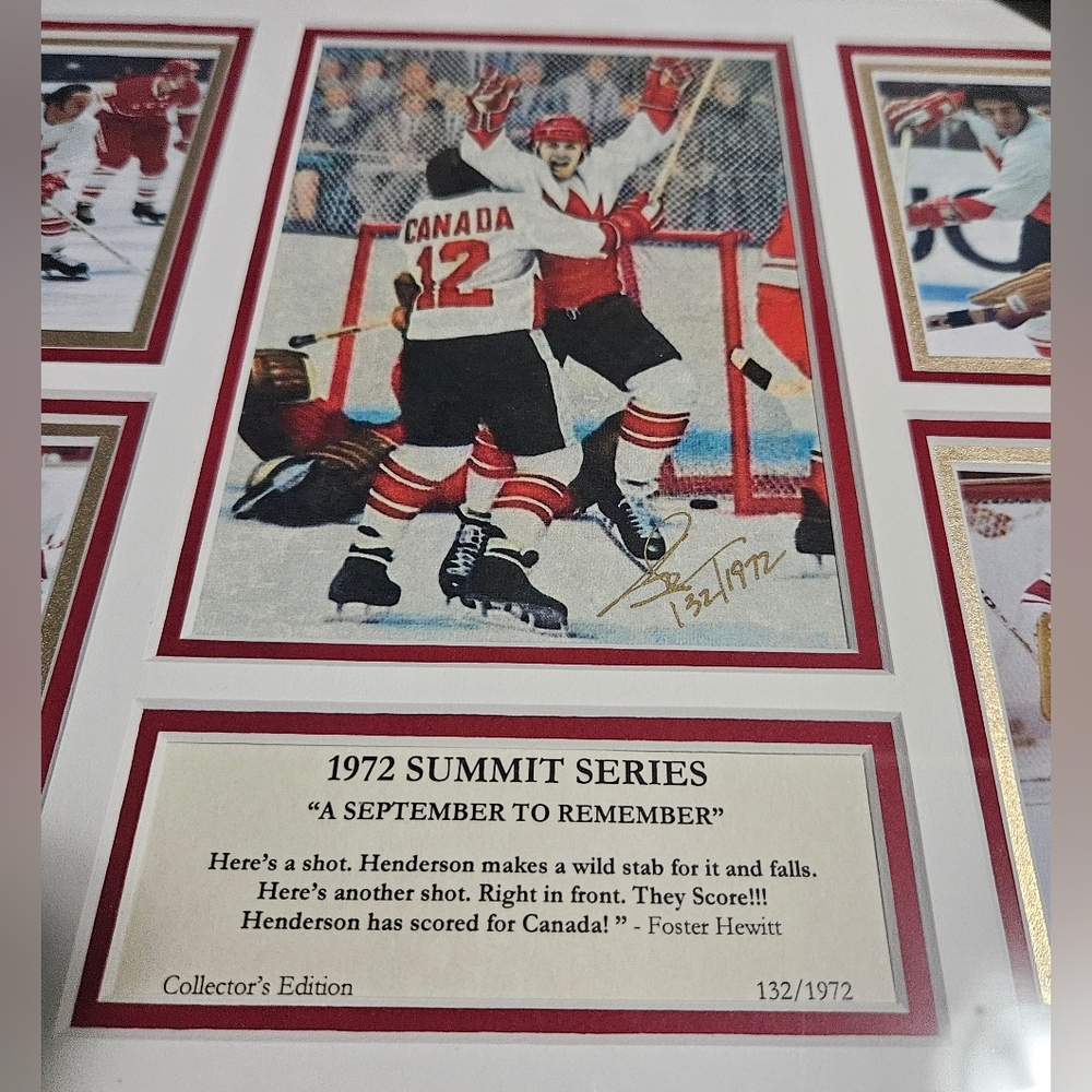 Paul Henderson - Limited Edition 1972 Summit Series (Canada vs Soviet Union)